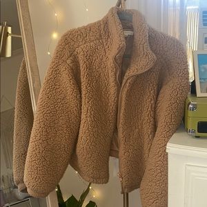 la hearts sherpa jacket